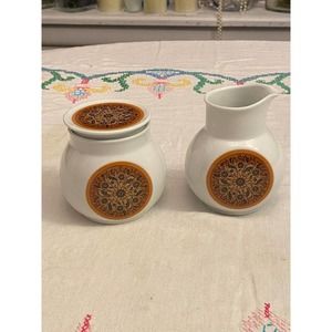 Noritake Fine Japanese China Younger Image Creamer and Sugar Bowl